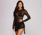 Cache-maillot Mesh With Me